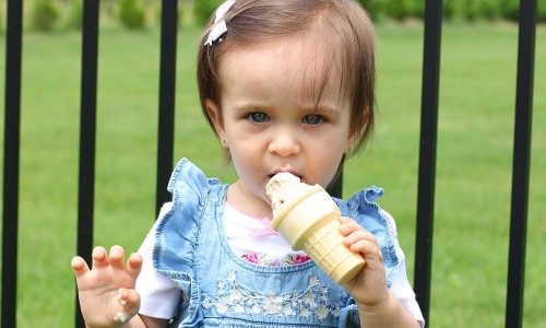 3 Ingredient Baby Ice Cream Recipe | Laura in the Kitchen - Internet Cooking Show