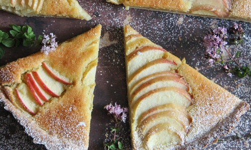 Apple Almond Tart Recipe | Laura in the Kitchen - Internet Cooking Show