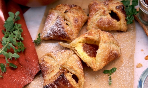 Apple Butter Cheese Danishes Recipe | Laura in the Kitchen - Internet Cooking Show