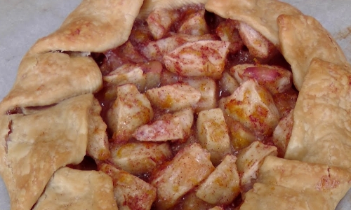 Apple Crostata Recipe | Laura in the Kitchen - Internet Cooking Show