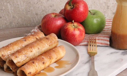 Apple Pie Taquitos Recipe | Laura in the Kitchen - Internet Cooking Show