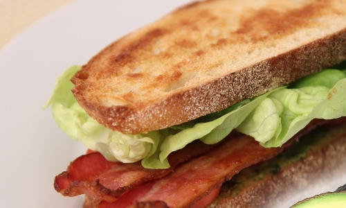 Avocado BLT Recipe | Laura in the Kitchen - Internet Cooking Show