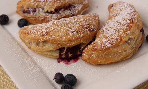 Blueberry Turnovers Recipe | Laura in the Kitchen - Internet Cooking Show