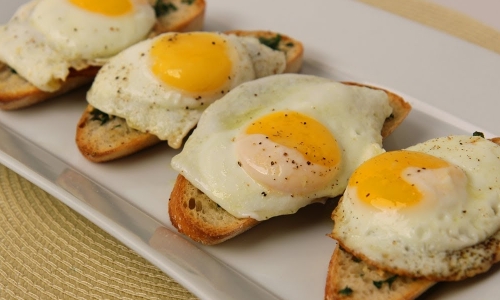 Breakfast Bruschetta Recipe | Laura in the Kitchen - Internet Cooking Show
