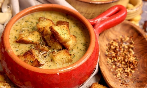 Broccoli Cheddar Soup Recipe | Laura in the Kitchen - Internet Cooking Show
