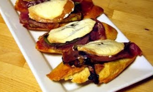 Bruschetta with Asparagus Recipe | Laura in the Kitchen - Internet Cooking Show