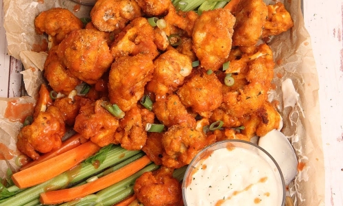 Buffalo Cauliflower Recipe | Laura in the Kitchen - Internet Cooking Show