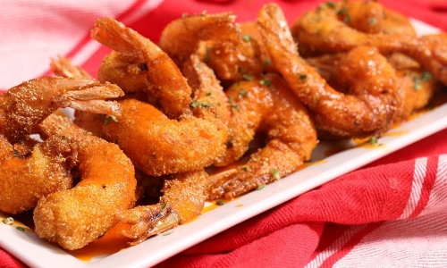 Buffalo Shrimp Recipe | Laura in the Kitchen - Internet Cooking Show