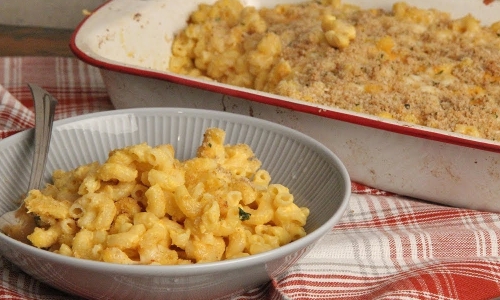 Butternut Mac and Cheese Recipe | Laura in the Kitchen - Internet Cooking Show