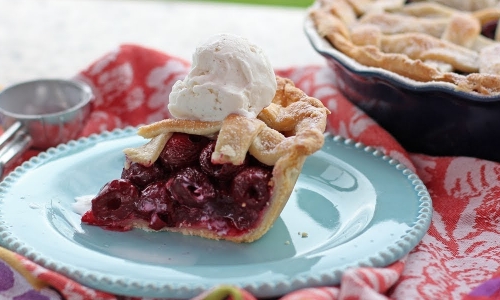 Cherry Pie Recipe | Laura in the Kitchen - Internet Cooking Show