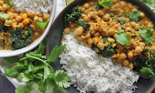 Chickpea and Sweet Potato Stew Recipe | Laura in the Kitchen - Internet Cooking Show