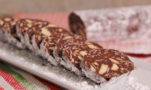 Chocolate Salami Recipe | Laura in the Kitchen - Internet Cooking Show