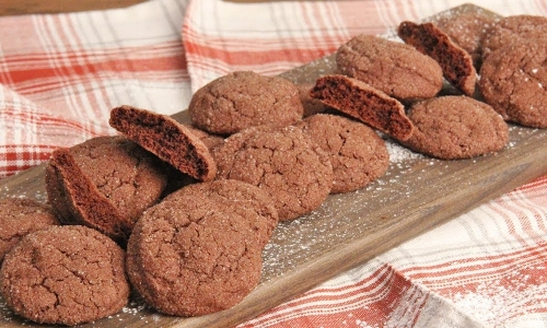 Chocolate Snickerdoodles Recipe | Laura in the Kitchen - Internet Cooking Show