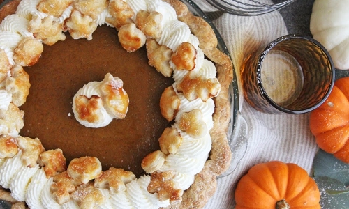 Classic Pumpkin Pie Recipe | Laura in the Kitchen - Internet Cooking Show