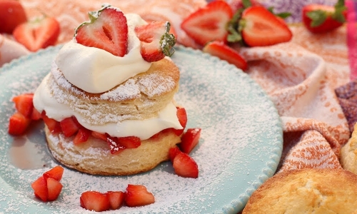 Classic Strawberry Shortcake Recipe | Laura in the Kitchen - Internet Cooking Show