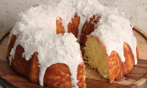 Coconut Bundt Cake Recipe | Laura in the Kitchen - Internet Cooking Show