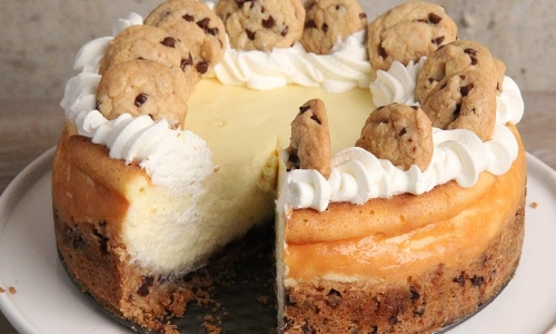 Cookie Dough Cheesecake Recipe | Laura in the Kitchen - Internet Cooking Show