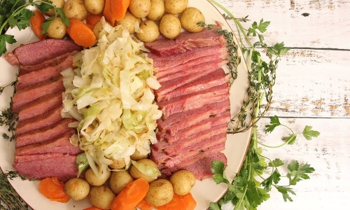 Corned Beef and Cabbage Recipe | Laura in the Kitchen - Internet Cooking Show