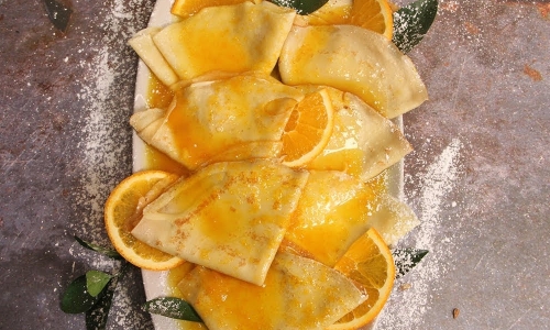 Crepe Suzette Recipe | Laura in the Kitchen - Internet Cooking Show