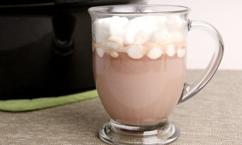 Crock Pot Hot Chocolate Recipe | Laura in the Kitchen - Internet Cooking Show