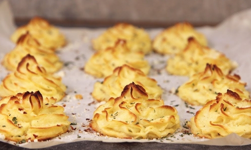 Duchess Potatoes Recipe | Laura in the Kitchen - Internet Cooking Show