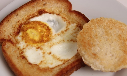 Egg in a Basket Recipe | Laura in the Kitchen - Internet Cooking Show
