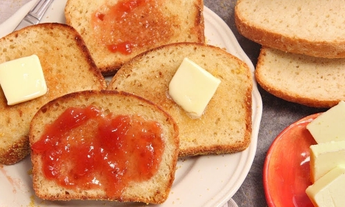 English Muffin Bread Recipe | Laura in the Kitchen - Internet Cooking Show