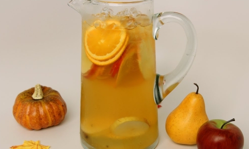 Fall Sangria Recipe | Laura in the Kitchen - Internet Cooking Show