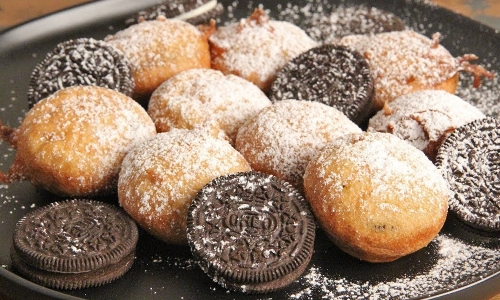 Fried Oreos Recipe | Laura in the Kitchen - Internet Cooking Show