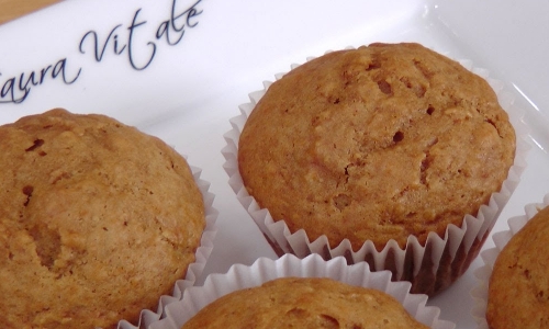 Gingerbread Pear Muffins Recipe | Laura in the Kitchen - Internet Cooking Show