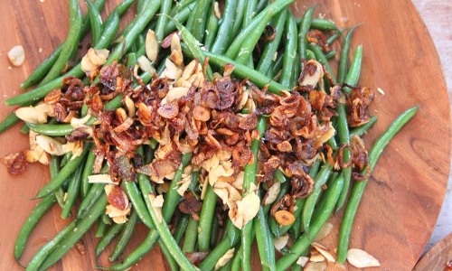 Green Bean Almondine Recipe | Laura in the Kitchen - Internet Cooking Show