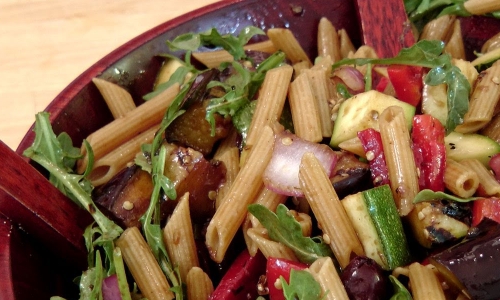 Grilled Veggie Pasta Salad Recipe | Laura in the Kitchen - Internet
