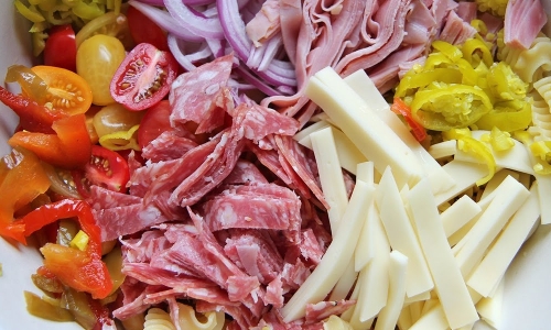 Grinder Pasta Salad Recipe | Laura in the Kitchen - Internet Cooking Show