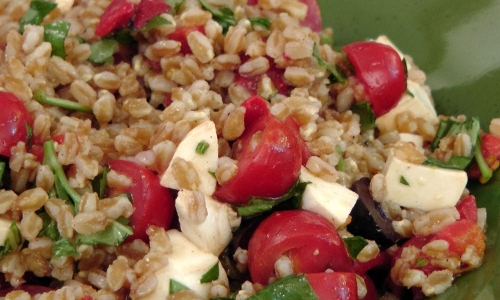 Italian Farro Salad Recipe | Laura in the Kitchen - Internet Cooking Show