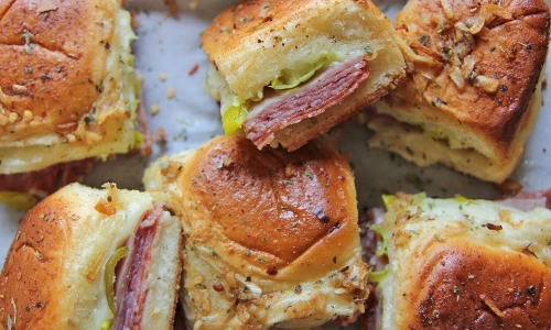 Italian Sliders Recipe | Laura in the Kitchen - Internet Cooking Show