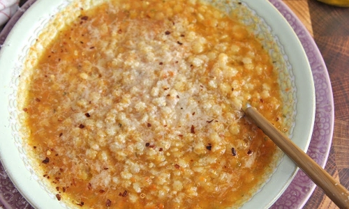 Italian Veggie Broth with Pastina Recipe | Laura in the Kitchen - Internet Cooking Show