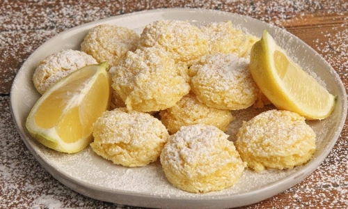 Lemon Cheesecake Cookies Recipe | Laura in the Kitchen - Internet Cooking Show