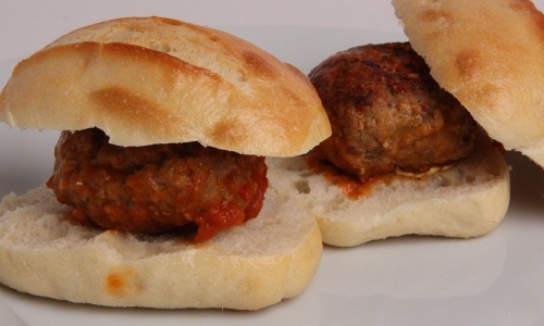 Meatball Sliders Recipe | Laura in the Kitchen - Internet Cooking Show