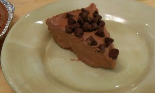 No-Bake Chocolate Cheesecake Recipe | Laura in the Kitchen - Internet Cooking Show