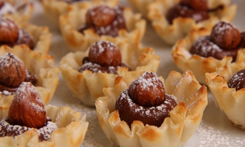 Nutella Tartlets Recipe | Laura in the Kitchen - Internet Cooking Show