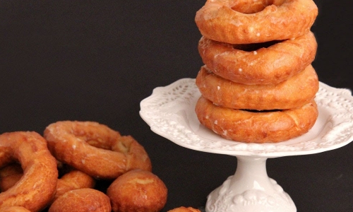 Old Fashioned Sour Cream Donuts Recipe | Laura in the Kitchen - Internet Cooking Show