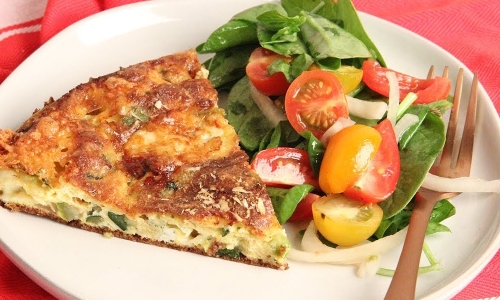 Oven Zucchini Frittata Recipe | Laura in the Kitchen - Internet Cooking Show