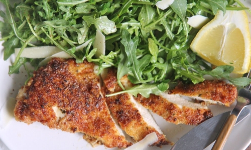 Parmesan Chicken Cutlets Recipe | Laura in the Kitchen - Internet Cooking Show