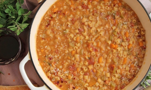 Pasta e Fagioli 2 Recipe | Laura in the Kitchen - Internet Cooking Show