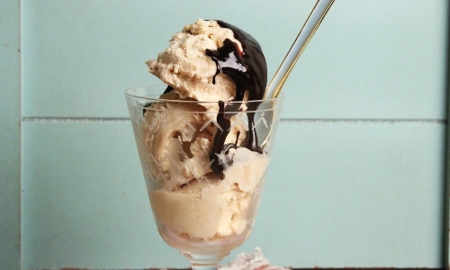 Peanut Butter Ice Cream Recipe | Laura in the Kitchen - Internet Cooking Show