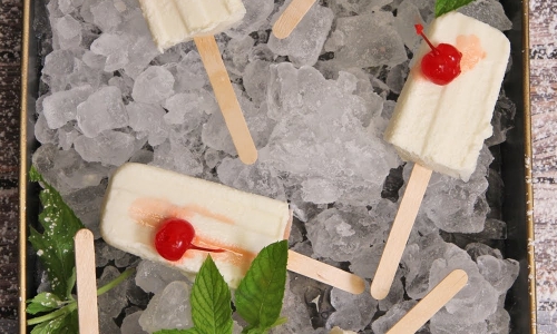 Pina Colada Popsicles Recipe | Laura in the Kitchen - Internet Cooking Show