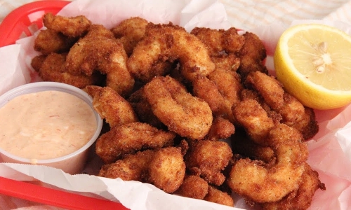 Popcorn Shrimp Recipe | Laura in the Kitchen - Internet Cooking Show
