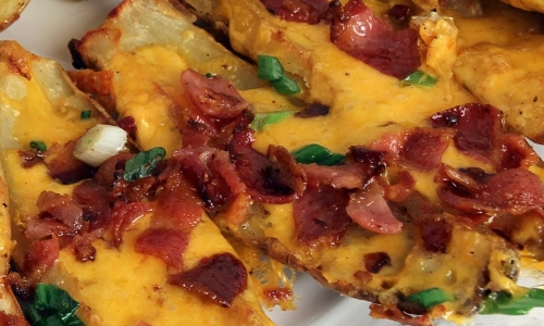 Potato Skins Recipe | Laura in the Kitchen - Internet Cooking Show