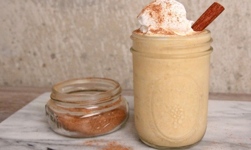 Pumpkin Spice Latte Milkshake Recipe | Laura in the Kitchen - Internet Cooking Show