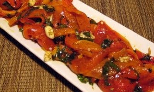 Roasted Peppers Recipe | Laura in the Kitchen - Internet Cooking Show